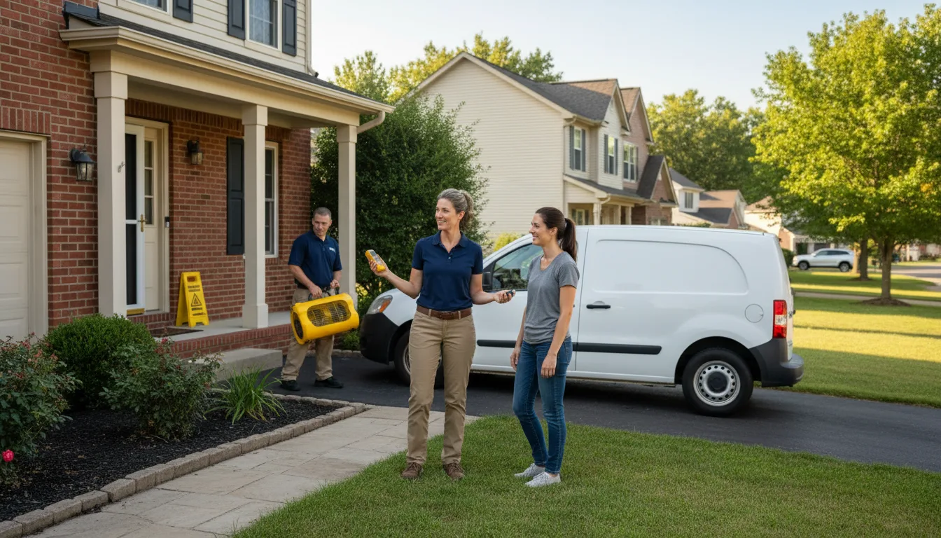 Water restoration image for Emergency Water Removal Services in Zanesville, OH